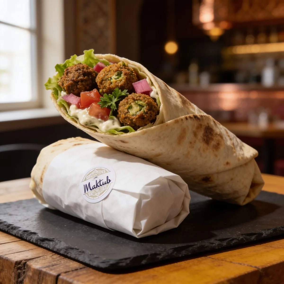 Shawarma de falafel